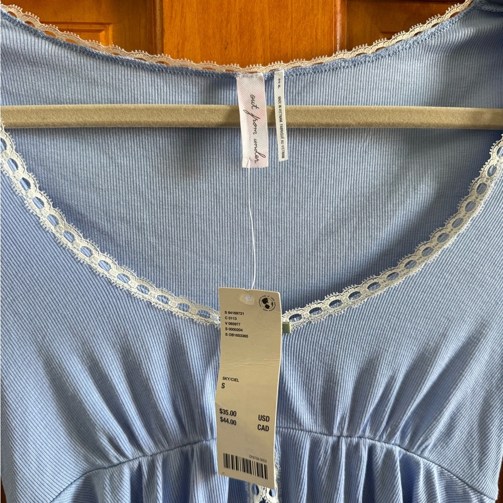 Urban Outfitters Out From Under Sweet Dreams Flyaway Top Size Small NEW - Picture 4 of 6